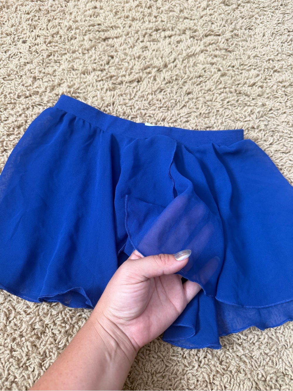 Eurotard CL Blue Chiffon Flared Skirt